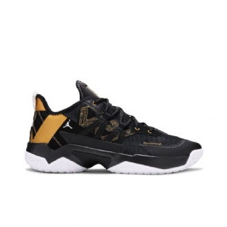 Air Jordan Westbrook One Take 2 Pf Svart Gull Hvit Herresko