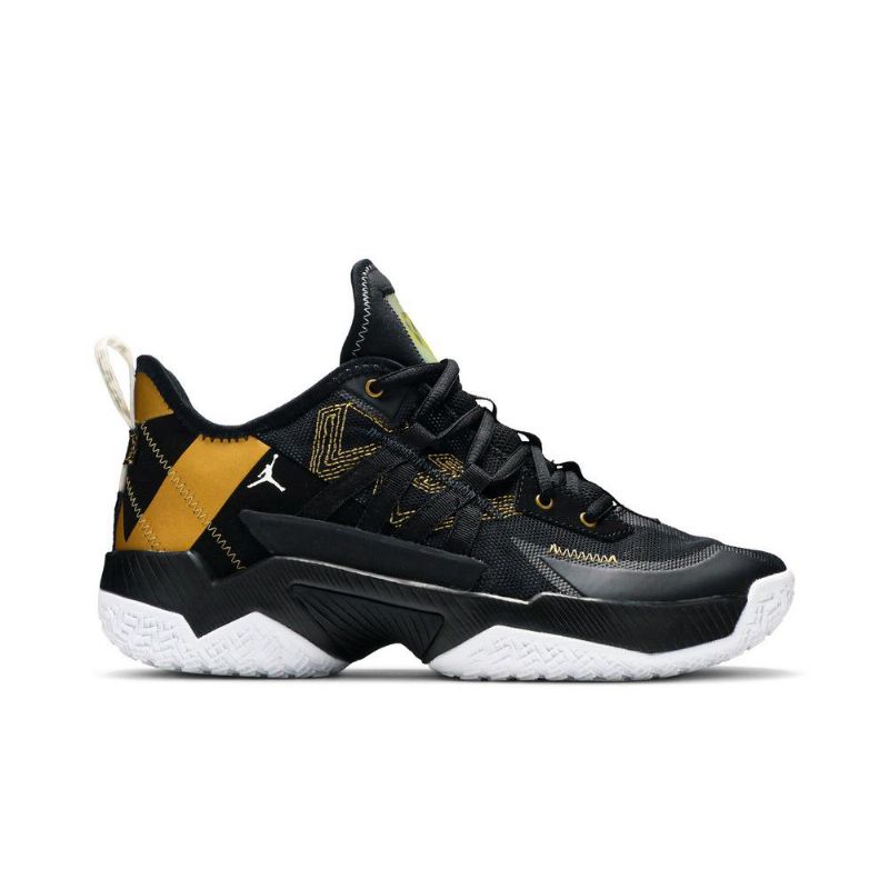 Air Jordan Westbrook One Take 2 Sort Gull Hvit Herresko