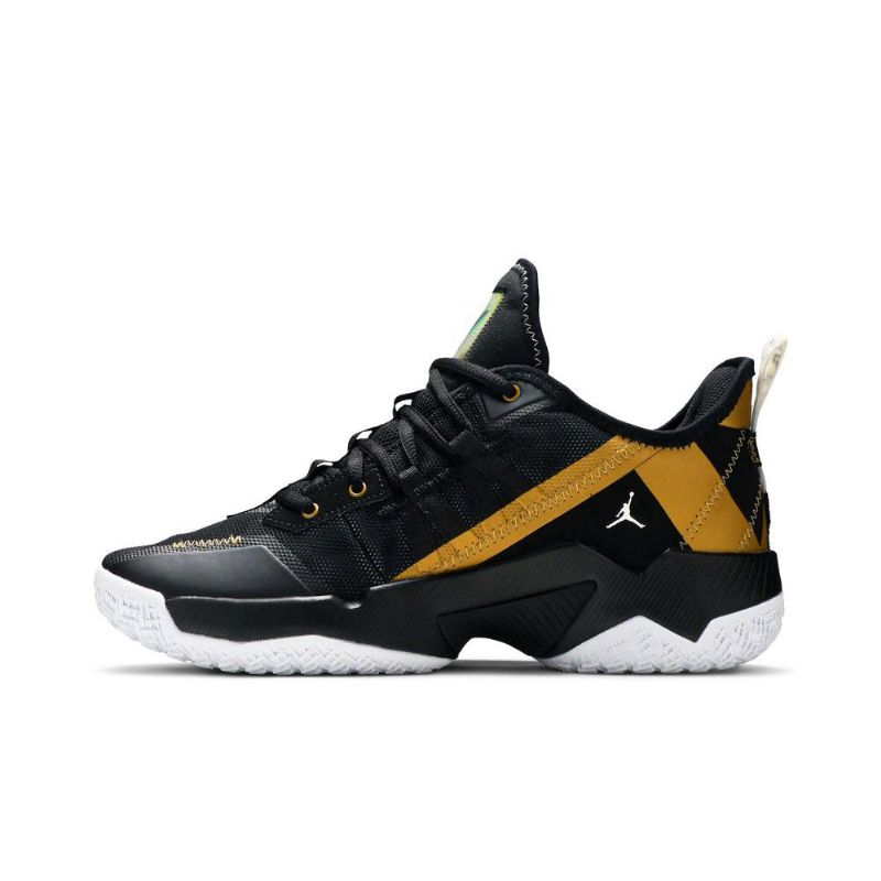 Air Jordan Westbrook One Take 2 Sort Gull Hvit Herresko