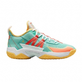Air Jordan Westbrook One Take 2 Turkis Oransje Gull Herresko