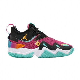 Air Jordan Westbrook One Take Pf Rosa Svart Turkis Oransje Herresko