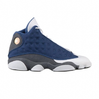 Air Jordan 13 Retro Blå Grå Hvit Herresko