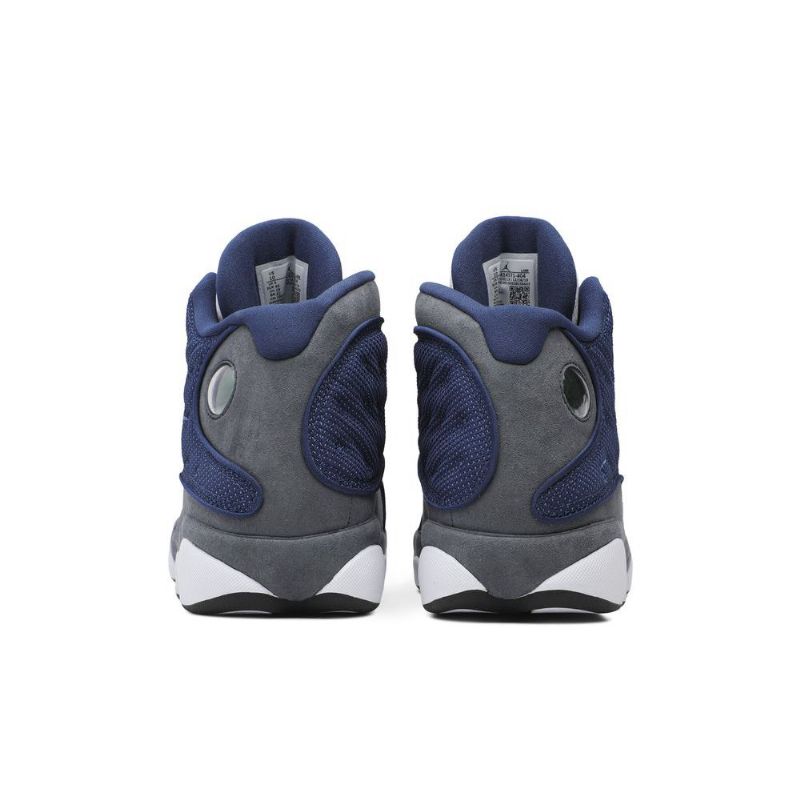 Air Jordan 13 Retro Blå Grå Hvit Herresko