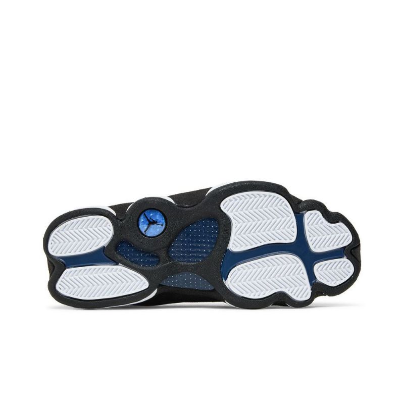 Air Jordan 13 Retro Blå Svart Hvit Herresko
