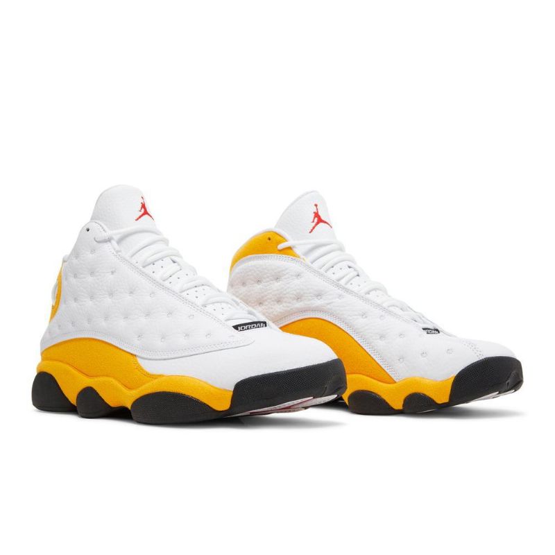 Air Jordan 13 Retro Hvit Gul Herresko