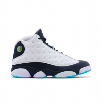 Air Jordan 13 Retro Hvit Marineblå Herresko