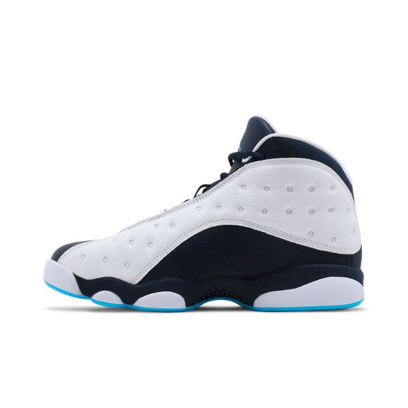 Air Jordan 13 Retro Hvit Marineblå Herresko