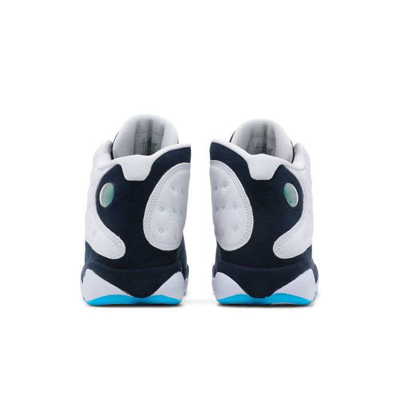Air Jordan 13 Retro Hvit Marineblå Herresko