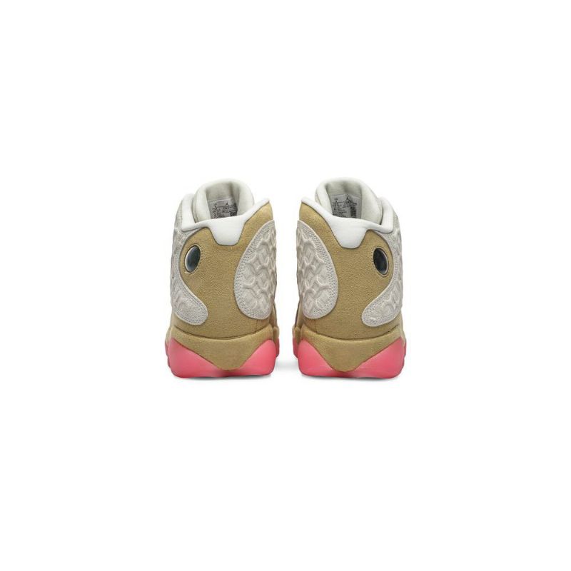 Air Jordan 13 Retro Hvitt Gull Rosa Herresko