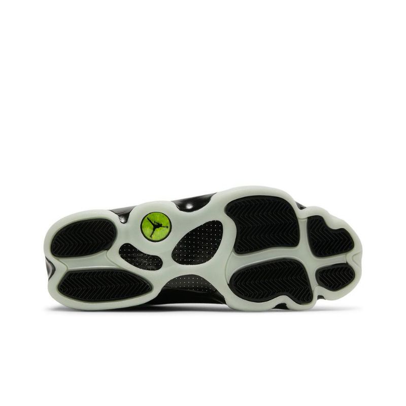 Air Jordan 13 Retro Lav Grønn Svarte Herresko
