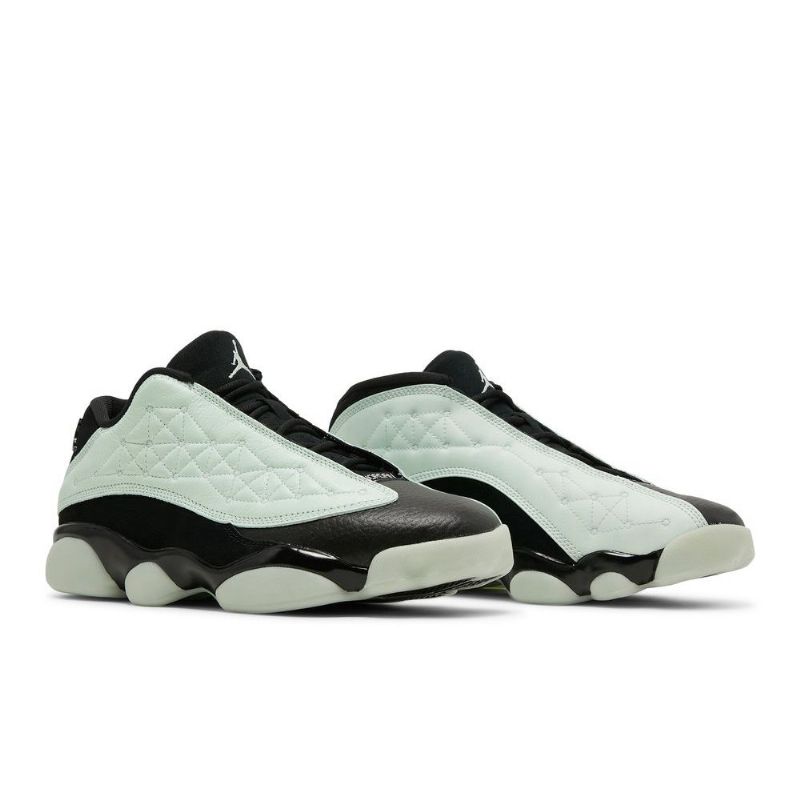 Air Jordan 13 Retro Lav Grønn Svarte Herresko