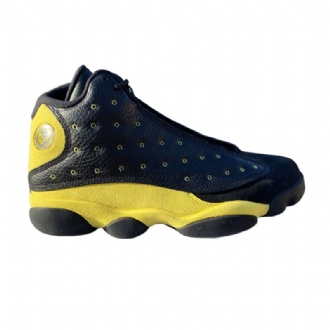 Air Jordan 13 Retro Pe Svart Gul Herresko
