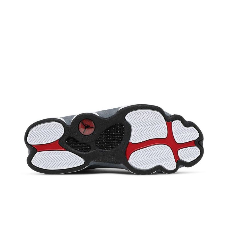 Air Jordan 13 Retro Rød Grå Hvit Svart Herresko