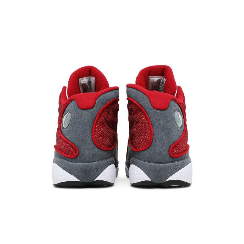 Air Jordan 13 Retro Rød Grå Hvit Svart Herresko