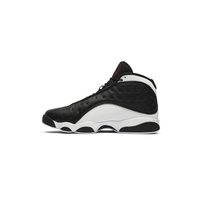Air Jordan 13 Retro Svart Hvit Rød Herresko