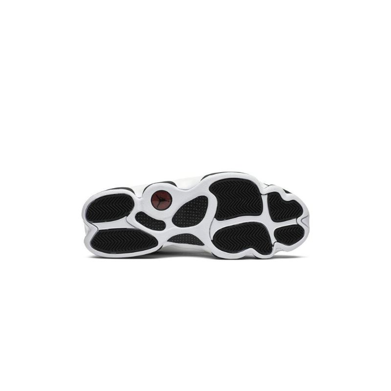 Air Jordan 13 Retro Svart Hvit Rød Herresko
