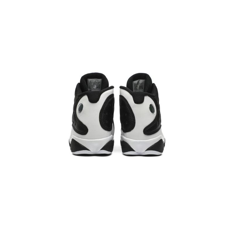 Air Jordan 13 Retro Svart Hvit Rød Herresko
