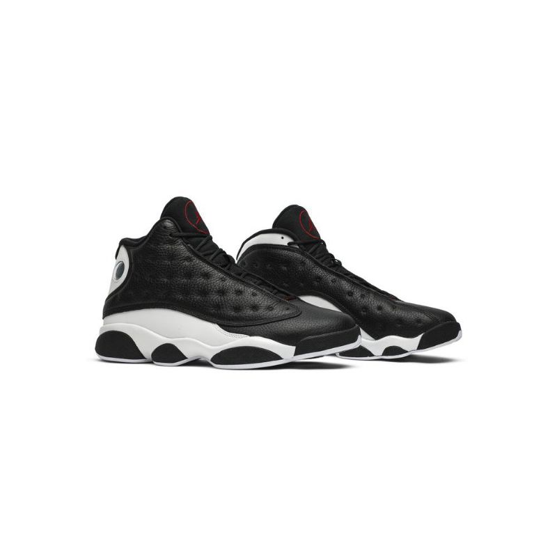 Air Jordan 13 Retro Svart Hvit Rød Herresko