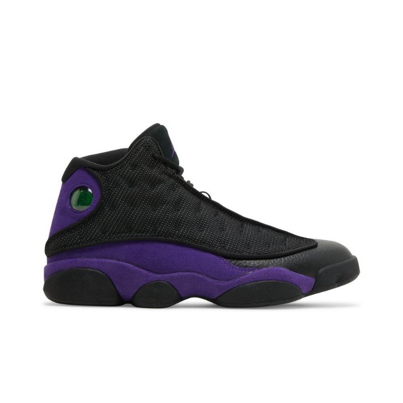 Air Jordan 13 Retro Svart Lilla Herresko