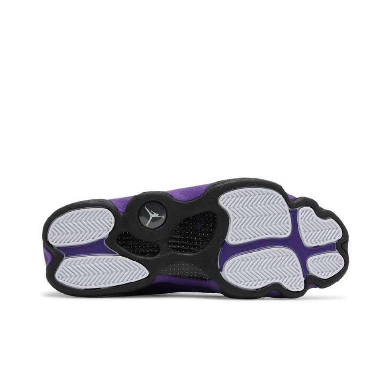 Air Jordan 13 Retro Svart Lilla Herresko
