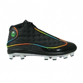 Air Jordan 13 Solefly Mcs Svarte Flerfargede Herresko