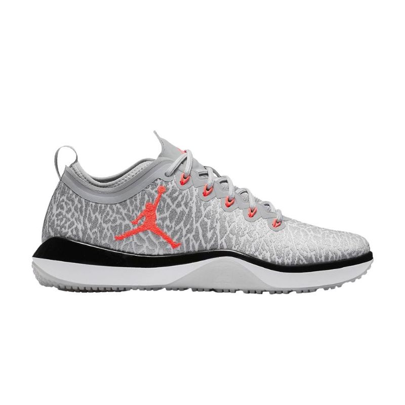 Air Jordan Trainer 1 Lav Hvit Grå Rød Herresko