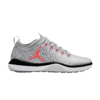 Air Jordan Trainer 1 Lav Hvit Grå Rød Herresko