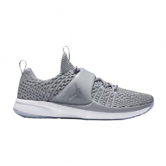 Air Jordan Trainer 2 Flyknit Grå Hvit Herresko