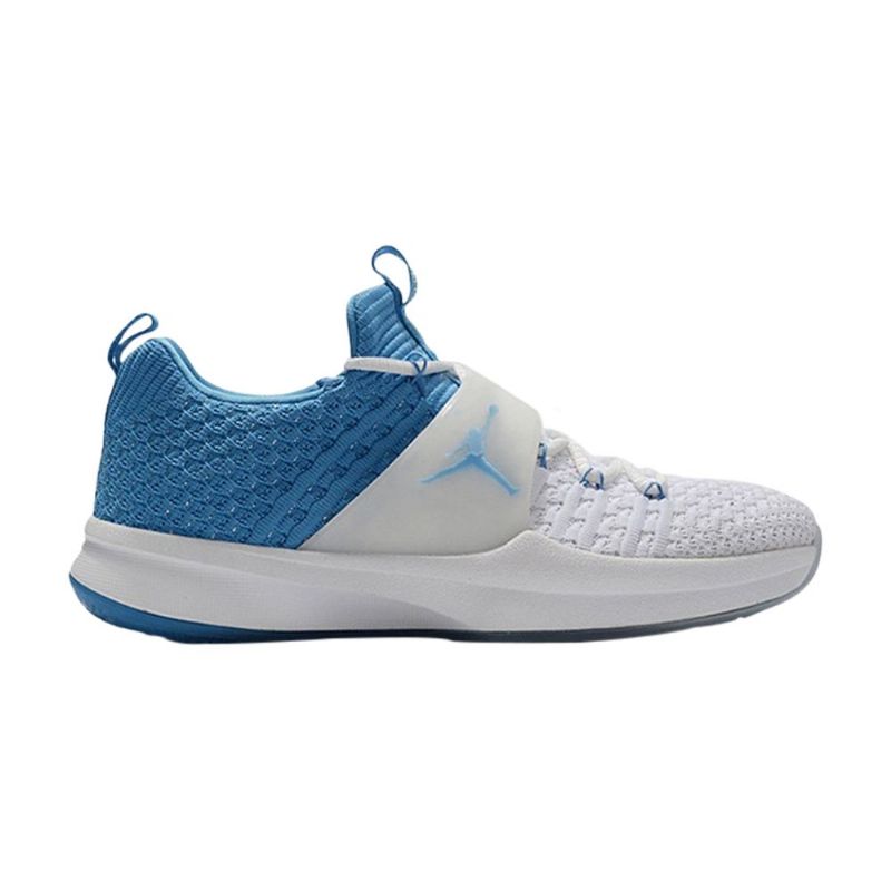 Air Jordan Trainer 2 Flyknit Hvit Blå Herresko
