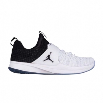 Air Jordan Trainer 2 Flyknit Hvit Svart Herresko