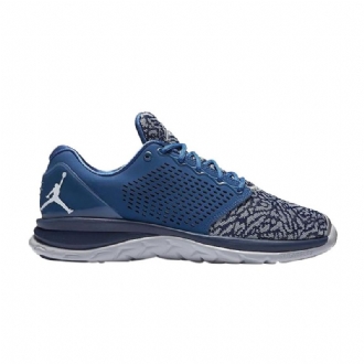 Air Jordan Trainer St Blå Grå Mørke Blå Herresko