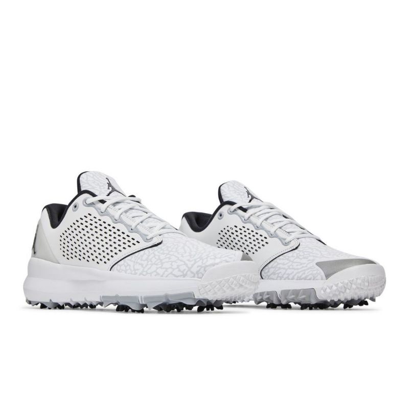 Air Jordan Trainer St G Hvit Grå Svart Herresko