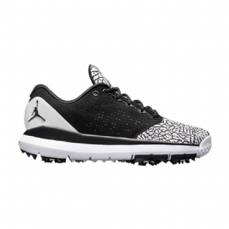 Air Jordan Trainer St Golf Hvit Svart Herresko