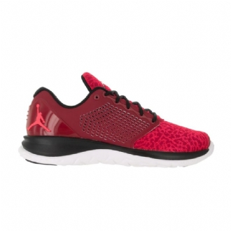 Air Jordan Trainer St Rød Bordeaux Svart Hvit Herresko