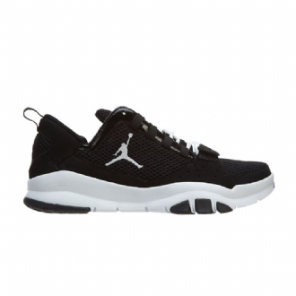 Air Jordan Trunner Dominerer Svart Hvit Herresko