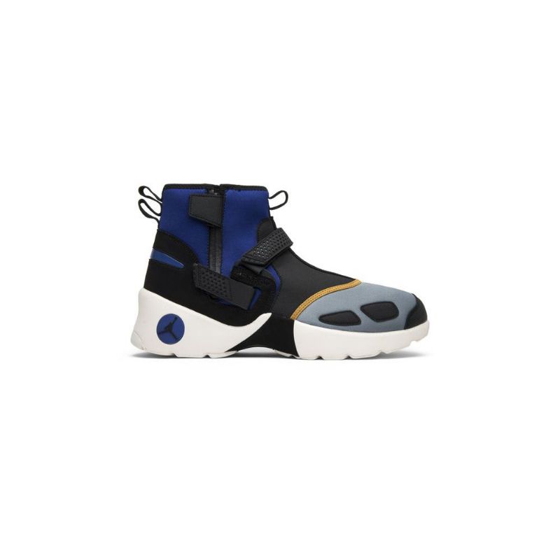 Air Jordan Trunner Lx High Nrg Svart Blå Grå Gull Herresko