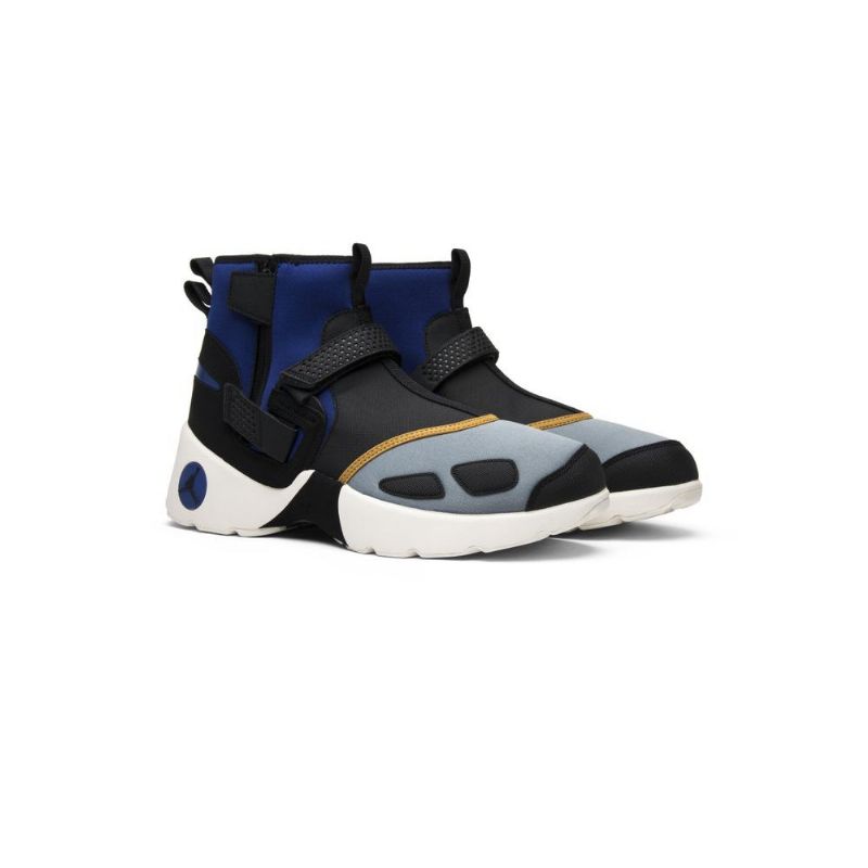 Air Jordan Trunner Lx High Nrg Svart Blå Grå Gull Herresko