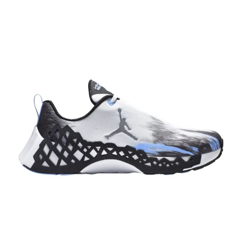 Air Jordan Trunner Nxt React Hvit Svart Blå Sølv Herresko