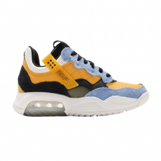 Air Jordan Ma2 Gull Svart Blå Hvit Damesko