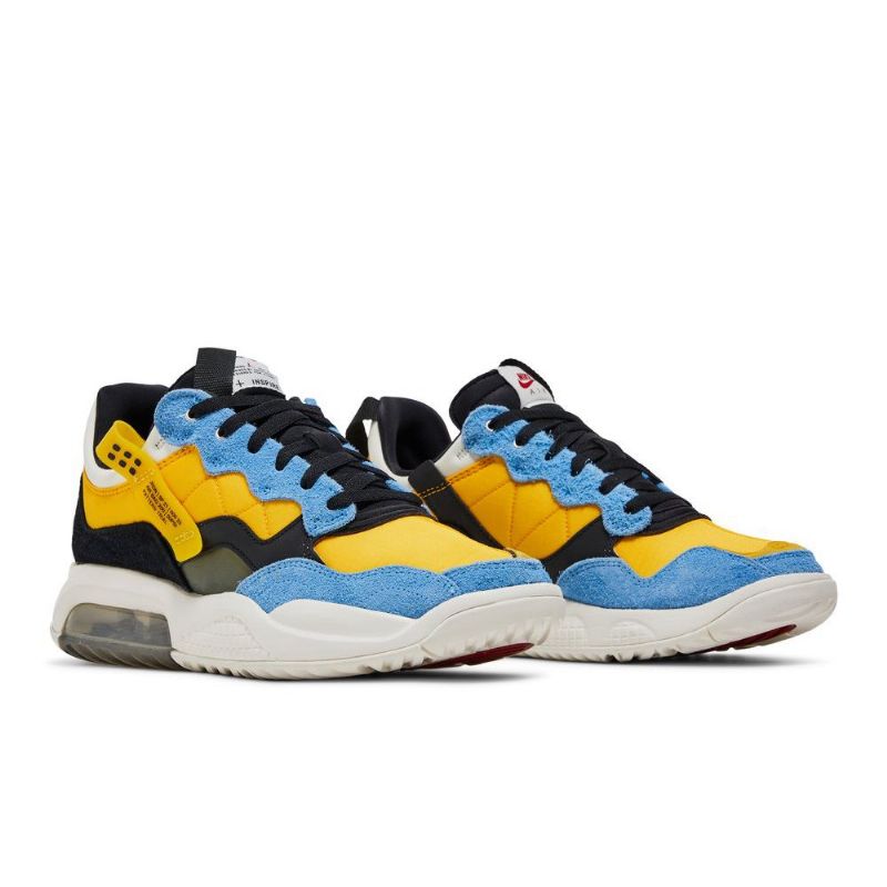 Air Jordan Ma2 Gull Svart Blå Hvit Herresko