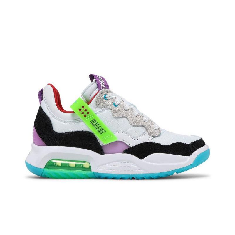 Air Jordan Ma2 Hvit Rød Svart Lilla Damesko