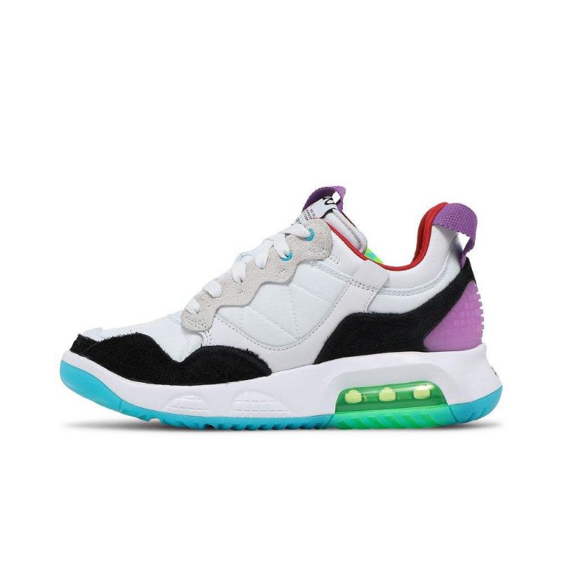 Air Jordan Ma2 Hvit Rød Svart Lilla Damesko