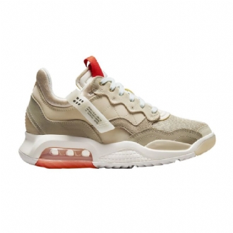 Air Jordan Ma2 Khaki Hvit Rød Damesko