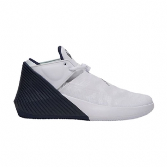 Air Jordan Hvorfor Ikke Zer0.1 Low Tb Hvit Mørke Blå Herresko