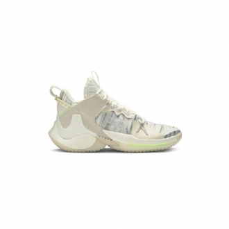 Air Jordan Hvorfor Ikke Zer0.2 Grågrønne Herresko