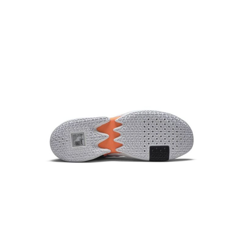 Air Jordan Hvorfor Ikke Zer0.2 Se Hvit Oransje Grå Svart Herresko