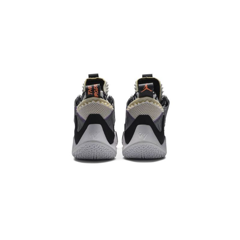 Air Jordan Hvorfor Ikke Zer0.2 Se Hvit Oransje Grå Svart Herresko