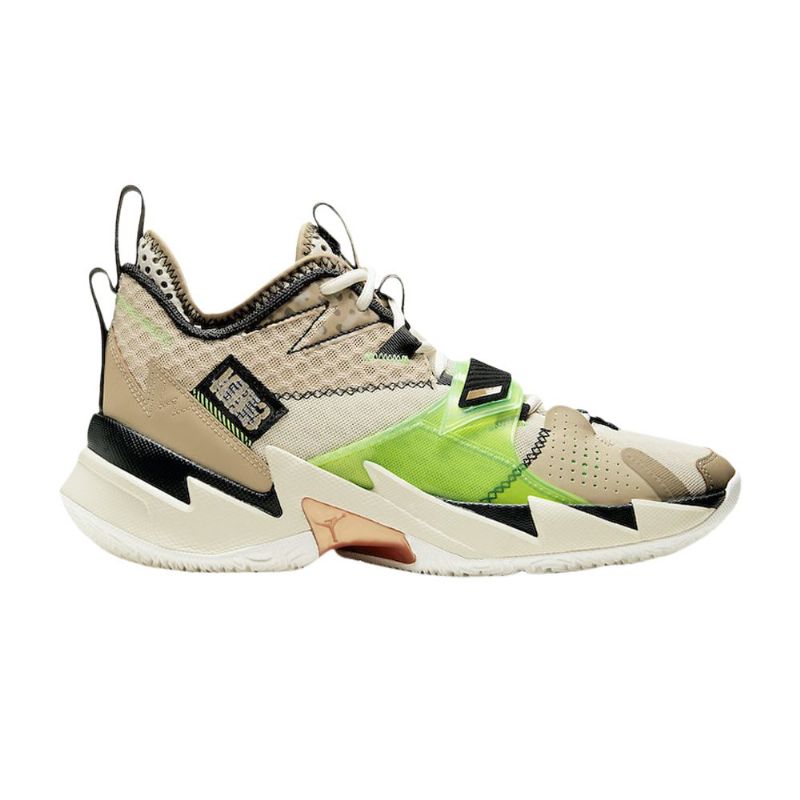Air Jordan Hvorfor Ikke Zer0.3 Beige Oliven Grønn Svart Herresko