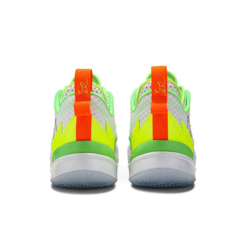 Air Jordan Hvorfor Ikke Zer0.3 Hvit Grønn Oransje Herresko