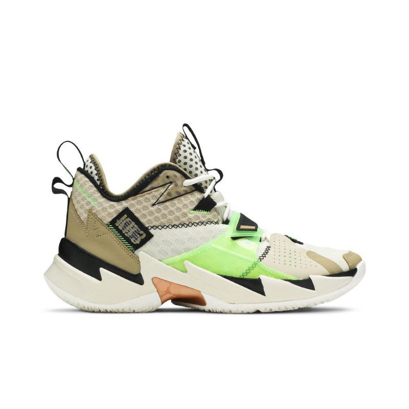 Air Jordan Hvorfor Ikke Zer0.3 Pf Beige Olivengrønn Svarte Herresko